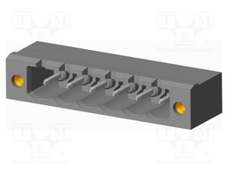 Connector: pluggable terminal block; socket; male; on PCBs