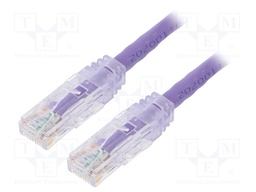 Patch cord; TX6™ PLUS,U/UTP; 6; stranded; Cu; LSZH; violet; Len: 3m