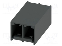 PCB headers, nominal cross section: 6 mm?, color: black, nom