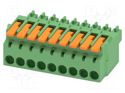 PCB connector, nominal cross section: 1.5 mm2, color: green,