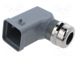 Enclosure: for HDC connectors; EPIC; size H-A 3; zinc alloy