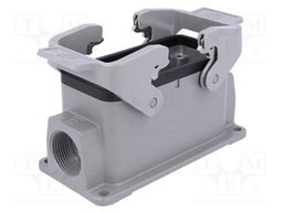 Enclosure: for rectangular connectors; Han; size 16B; M25; IP65