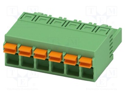 PCB connector, nominal cross section: 2.5 mm?, color: green,