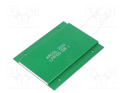 Resistor: wire-wound; screw; 10Ω; 100W; ±5%; 100x75x5.7mm