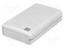 Enclosure: specialist; X: 55mm; Y: 95mm; Z: 22mm; ABS; grey; screwed