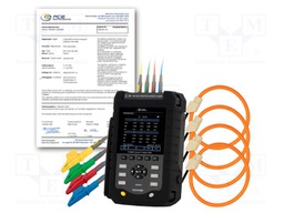 Meter: power quality analyser; LCD TFT 2,6"; VAC: 1÷1000V; 8GB