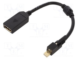 Adapter; DisplayPort socket,mini DisplayPort plug; Len: 0.25m