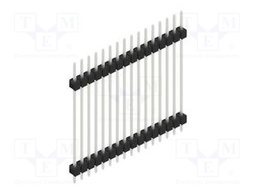 Connector: pin strips; pin header; male; PIN: 16; 2.54mm; THT; 1x16