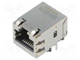 Socket; RJ45; MXMag; PIN: 8; shielded; gold-plated; Layout: 8p8c; THT