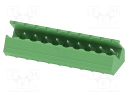 PCB headers, nominal cross section: 2.5 mm?, color: green, n