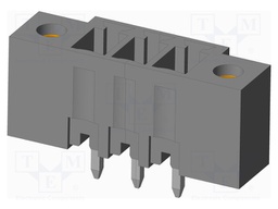 Connector: pluggable terminal block; socket; male; on PCBs