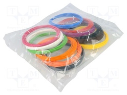 Filament: multipack; Ø: 1.75mm; Kit: PLA; 12pcs; L: 10m