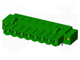 Connector: pluggable terminal block; socket; female; angled 90°