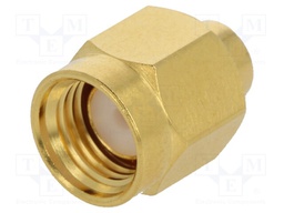 Plug; SMA; male; straight; 50Ω; RG402; crimped; for cable; teflon