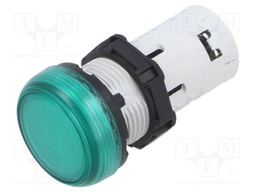 Control lamp; 12VAC; 12VDC; green