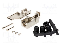Enclosure: for D-Sub connectors; D-Sub 9pin,D-Sub HD 15pin