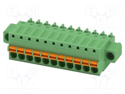 PCB connector, nominal cross section: 1.5 mm?, color: green,