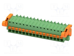 PCB connector, nominal cross section: 1.5 mm2, color: green,