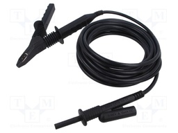 Test lead; Urated: 5kV; Len: 8m; black; crocodile clip