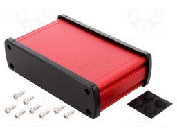 Enclosure: multipurpose; X: 146.6mm; Y: 89mm; Z: 41.6mm; aluminium