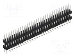 Connector: pin strips; pin header; male; PIN: 58; 2.54mm; SMT; 2x29