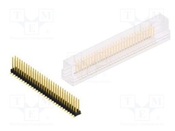 Connector: pin strips; pin header; male; PIN: 58; 2.54mm; SMT; 2x29