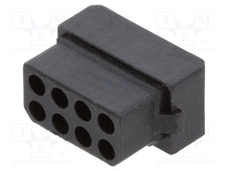 Plug; wire-wire/PCB; female; Datamate L-Tek; 2mm; PIN: 8; crimped
