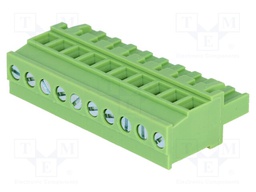 Pluggable terminal block; 5.08mm; ways: 10; angled 90°; plug; 300V