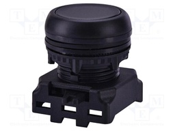 Switch: push-button; 22mm; black; IP65; flat; E; Pos: 2; Ø22.5mm