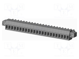 Connector: pluggable terminal block; plug; female; straight; grey