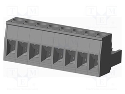 Connector: pluggable terminal block; plug; female; straight; grey