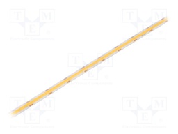 COB LED tape; white warm; 12V; LED/m: 480; 8mm; IP20; 8W/m; bendable