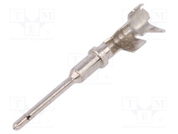 Contact; Size: 20; male; 0.35÷1.5mm2; nickel plated; crimped; reel