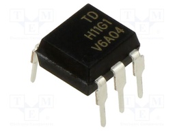 Optocoupler; THT; Ch: 1; OUT: Darlington; 5kV; DIP6; Colour: black