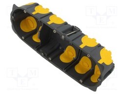 Enclosure: junction box; Ø: 67mm; Z: 40mm; plaster embedded; IP40