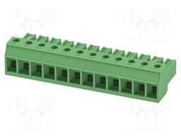 PCB connector, nominal cross section: 4 mm?, color: green, n