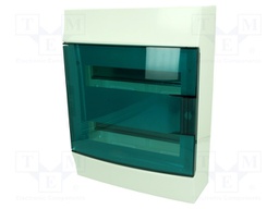 Enclosure: for modular components; IP41; grey; No.of mod: 24