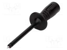 Test probe; 1000V; black; Tip diameter: 2mm; Socket size: 4mm