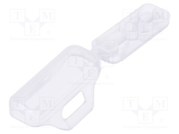 Markers for cables and wires; transparent; 20x8mm
