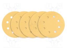 Cleaning cloth: sandpaper; Granularity: 180; Mounting: bur; Ø180mm