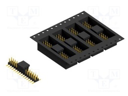 Connector: pin strips; pin header; male; PIN: 30; 2mm; SMT; 2x15