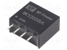 Converter: DC/DC; 250mW; Uin: 12V; 3.3VDC; Iout: 75.7mA; SIP; 1.4g