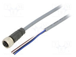 Connection lead; M12; PIN: 4; plug; Cores: 4; CONB1