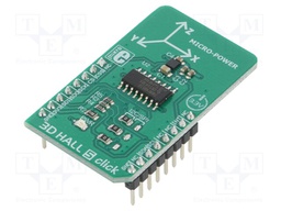 Click board; Hall sensor; I2C,SPI; IIS2MDCTR; mikroBUS connector