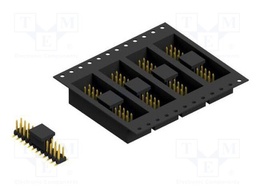 Connector: pin strips; pin header; male; PIN: 24; 2mm; SMT; 2x12