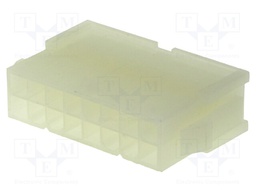 Plug; wire-wire; male; N42G; 4.2mm; PIN: 16; 600V; Locking: latch