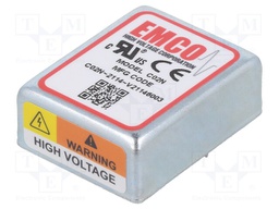 High Voltage DC/DC Converter, Regulated, Negative Output, Fixed, Adjustable, 1 W, 5 mA
