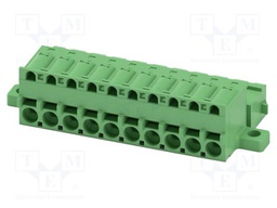 PCB connector, nominal cross section: 2.5 mm2, color: green,