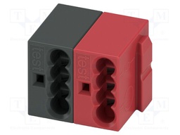 PCB connector, nominal cross section: 0.5 mm2, color: multic