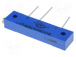 Potentiometer: mounting; multiturn; 5kΩ; 1W; No.of el.turns: 22